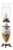 French Table Lamp in Porcelain For Sale