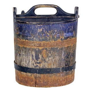 Mid-19th Century Swedish Rustic Pine Storage Container For Sale
