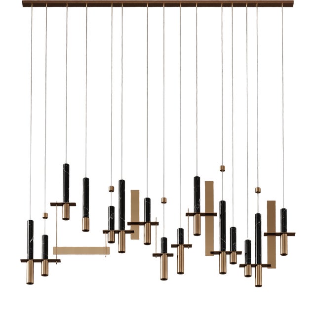 Portland Suspension Lamp by Porus Studio For Sale