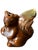 Vintage Ceramic Owl and Squirrel Salt & Pepper Shakers, Set of 4 For Sale - Image 9 of 16