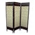 French Empire Mahogany 3-Fold Screen With Bronze Mounts For Sale