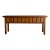 Teak Entry Bench With Sculptural Block Front Drawers Mid-Century Modern Denmark 1970s For Sale