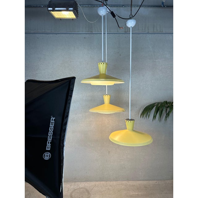 Vintage NB93 Pendant Lamp by Louis Kalff for Philips, 1950s For Sale - Image 6 of 10