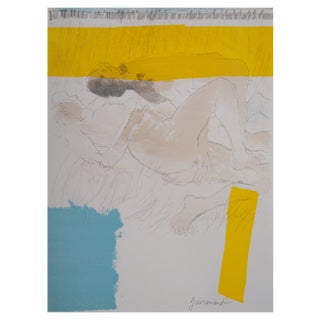 Paul Guiramand, Lovers in the Early Morning, Original Lithograph For Sale