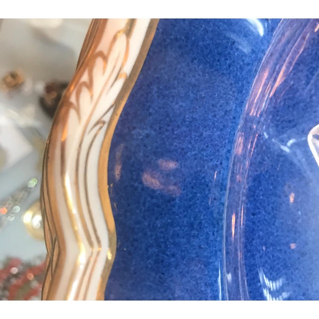 Ceramic Antique Copeland Spode for Tiffany & Co. English Hand-Painted Service Plates- Set of 8 For Sale - Image 7 of 11