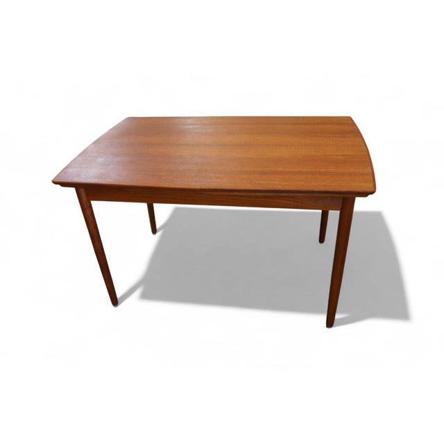 Wood Teak Dining Table with Extendable Leaves by Svend Langkilde, 1960s For Sale - Image 7 of 18
