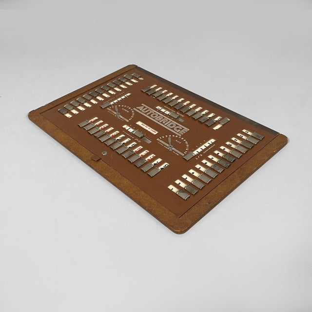Italian mid- century modern board game Autobrige, 1930s Autobrige board game made of paper and cardboard. The board...
