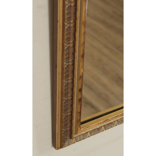 Mid 20th Century Adams Style Carved Giltwood Accent Wall Mirror For Sale - Image 10 of 12