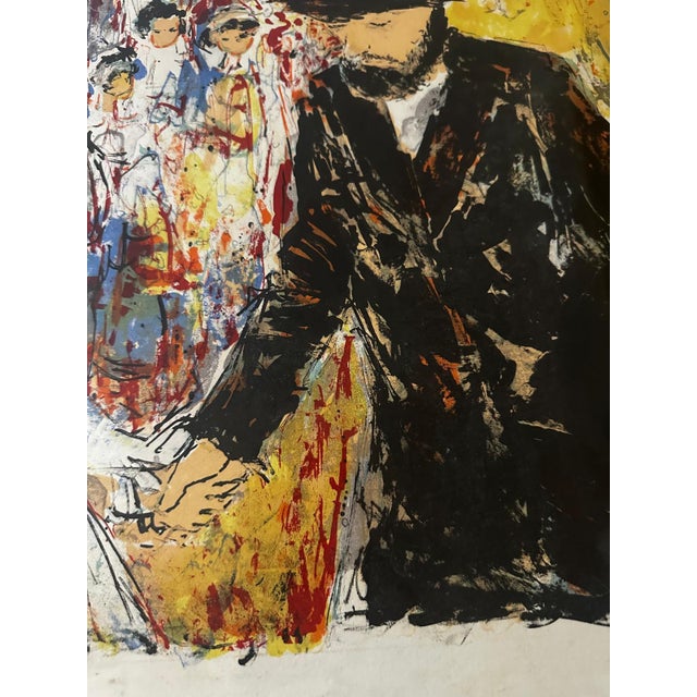 Bertoldot Taubert, Jewish Wedding, Litho Judaica, 1960s, Paper For Sale - Image 14 of 18