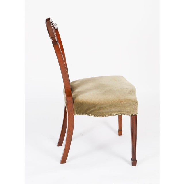 Vintage Shield Back Dining Chairs attributed to William Tillman, 1980s, Set of 8 For Sale - Image 14 of 18