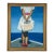 Original Figurative Painting Woman by the Sea - Signed “S. Norman” For Sale