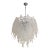 Modern Murano Glass "Ragnatela" Italian Chandelier in Venini Style For Sale