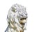 Mid-Century Carved Stone Lion Statues, 1970s, Set of 2 For Sale - Image 11 of 18