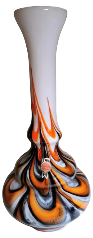 Opaline Multicolor Vase Vetreria Barbieri Empoli, Florence, Italy, 1970s