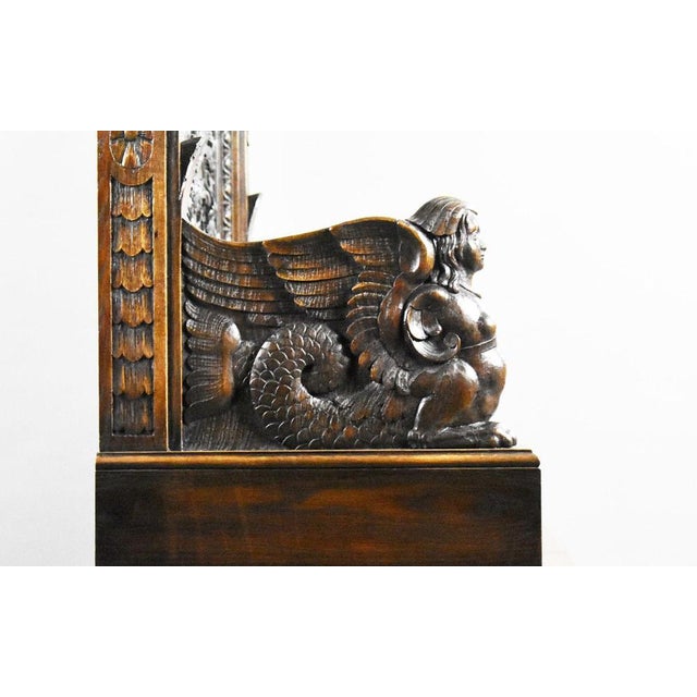 Antique Carved Oak Hall Bench, 1880 For Sale - Image 16 of 18