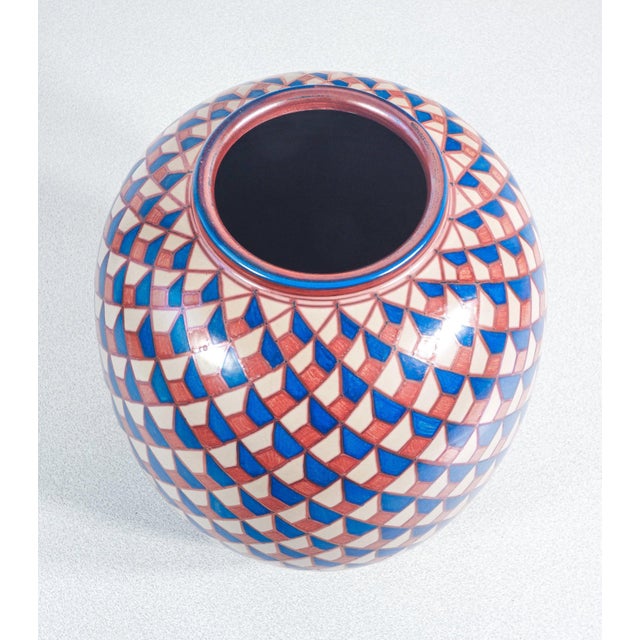 Majolica Vase by Bottega Vignoli, 1970s For Sale - Image 3 of 16