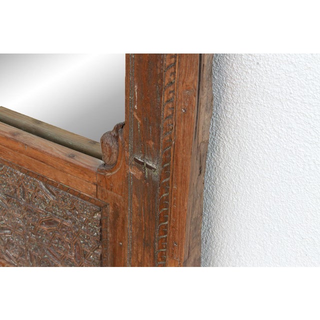 Antique Architectural Mughal Arch Mirror For Sale - Image 9 of 10