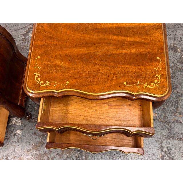 Phyllis Andrade for White Furniture Company Chinoiserie Bombe Chests, Pair For Sale - Image 9 of 12