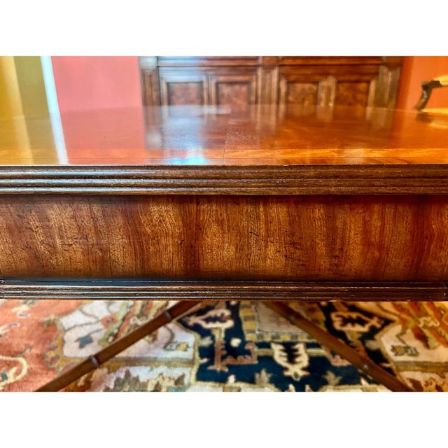 2010s Henredon Large Mahogany Coffee Table For Sale - Image 5 of 10