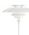 Louis Poulsen Poul Henningsen 'Ph 80' Floor Lamp for Louis Poulsen in White For Sale - Image 4 of 9