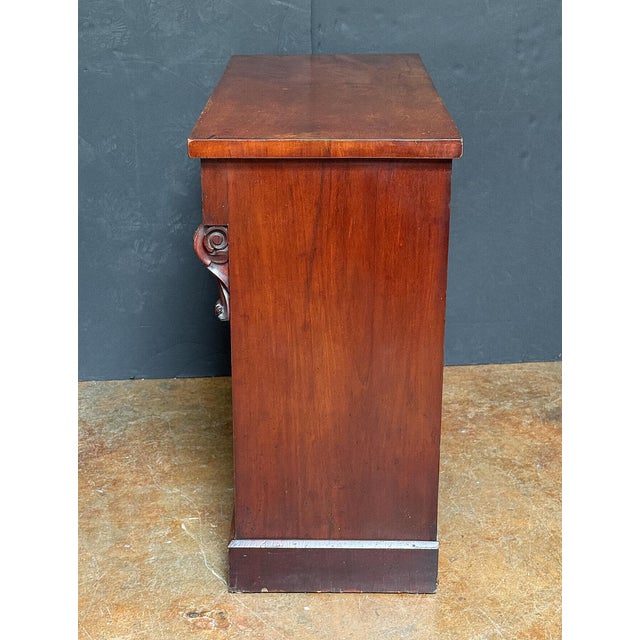 William IV Sideboard or Chiffonier Server of Mahogany With Acanthus Leaf Accents For Sale - Image 14 of 16
