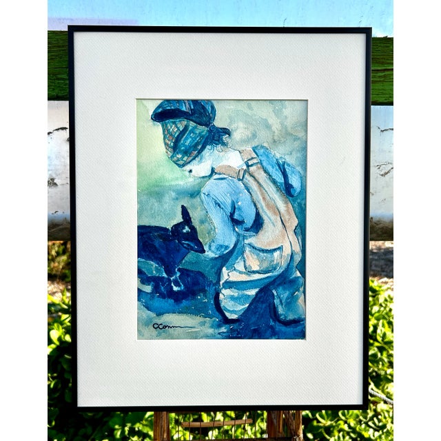 One Watercolor painting Fine art Giclee print, professionally printed on archival textured paper. I painted this...