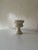 Art Deco 1960s Vintage Haeger Pedestal Vase in Cream For Sale - Image 3 of 8