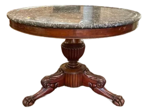 19th Century French Charles X Center Table