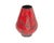 A West German ceramic vase produced by Gräflich Ortenburg. This mid-century vase features a bright red glaze and a tapered...