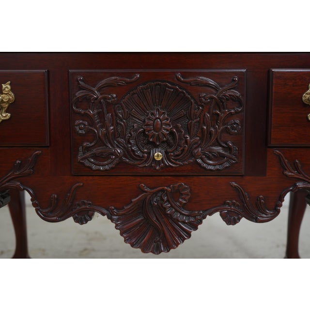 1990s Kindel Winterthur Ball & Claw Mahogany Lowboy For Sale - Image 12 of 18