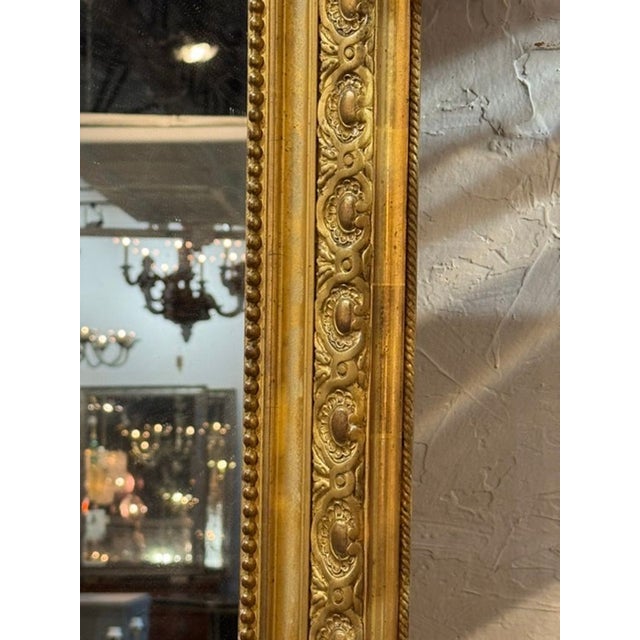 19th C. French Louis XV Giltwood Mirror For Sale In Dallas - Image 6 of 9