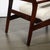 Pair of Mid-Century Modern Walnut Armchairs With Off-White Textural Upholstery For Sale - Image 13 of 18
