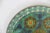 1960s Vintage Turquoise Blue Decorated Metal Cocktail Drinks Tray Made by Baret Ware For Sale - Image 5 of 10