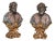 Mid 20th Century Italian Pair of Decorative Male Busts For Sale