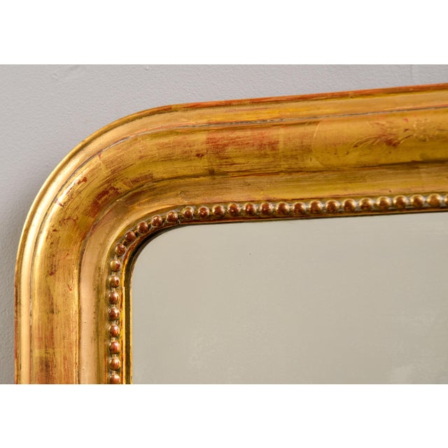 19th Century Gilt Wood Frame Louis Philippe Mirror For Sale - Image 11 of 12