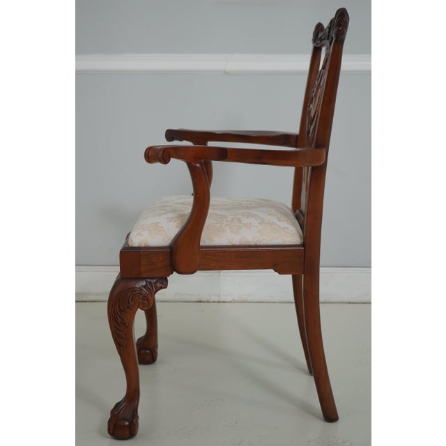 Chippendale Set of 10 Mahogany Chippendale Dining Chairs For Sale - Image 3 of 18