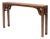 Chinese Keyhole Spandrel Console Table, C. 1875 For Sale