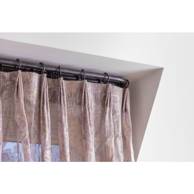 Set of 2 Custom Sheer Curtains For Sale - Image 4 of 7