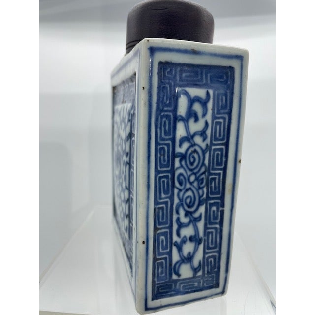 Chinese Antique 19th Century Chinese Tea Caddy For Sale - Image 3 of 8