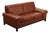 Formenti Italian Leather Loveseat For Sale