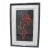 Japanese Kenji Ushiku Signed Limited Edition Framed Abstract Graphic Print For Sale