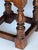 1900 - 1909 Pair Rustic Continental Baroque Style Octagonal Single-Drawer Side Tables For Sale - Image 5 of 13