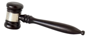 1920s Ebony Ceremonial Gavel With 'C B D' Monogram