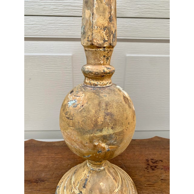 Weathered Cast Iron Garden Finials, a Decorative Pair For Sale - Image 12 of 12