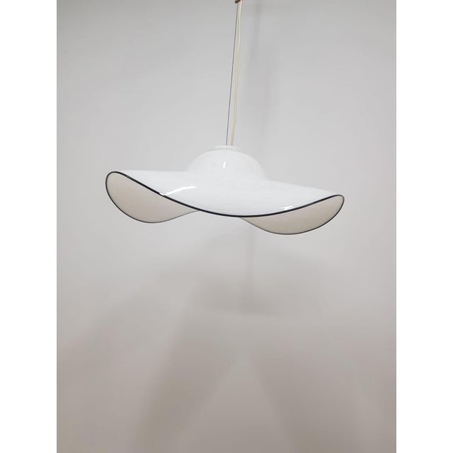 Glass Vintage Italian Hanging Lamp from Murano, 1960s For Sale - Image 7 of 18