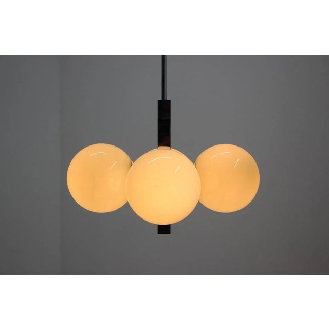 Bauhaus Chrome Pendant, 1930s For Sale - Image 6 of 8