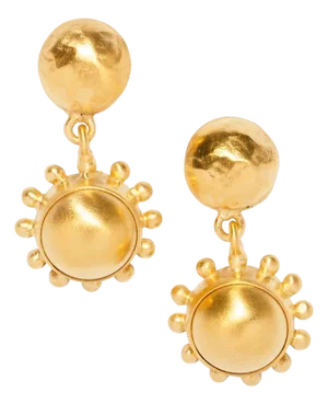 Double Pinwheel Drop Earring, (Small)