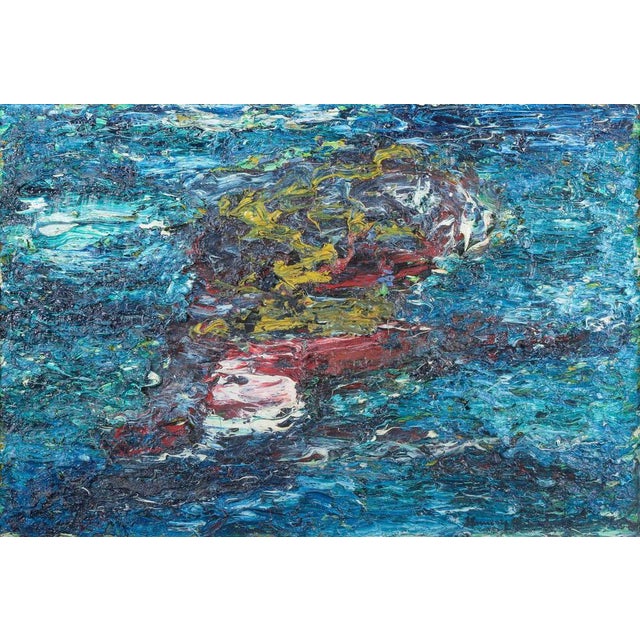 1960s Scandinavian Artist, Expressive Abstract Composition, Oil on Canvas, 1960s For Sale - Image 5 of 5