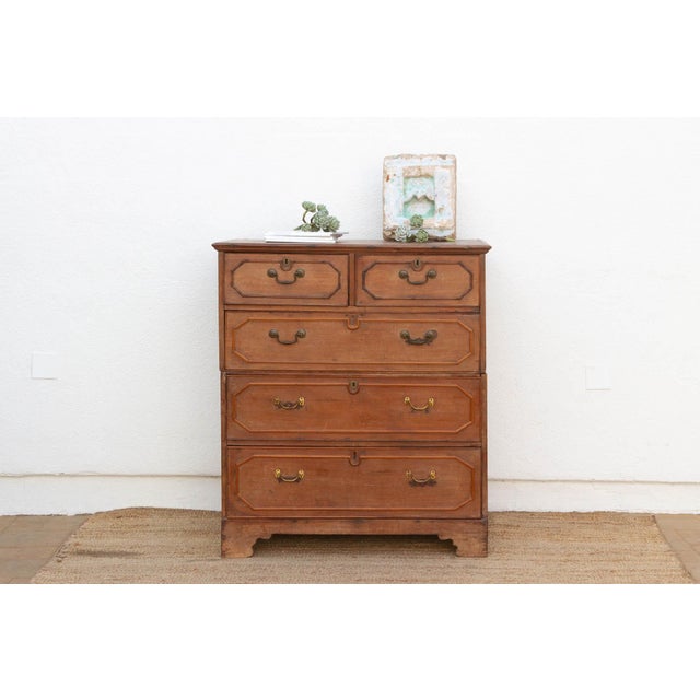 An early 20th century British colonial teak dresser, This handsome dresser showcases classic British colonial design with...
