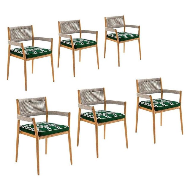 Dine Out Outside Chairs by Rodolfo Dordoni for Cassina, Set of 6 For Sale - Image 9 of 9